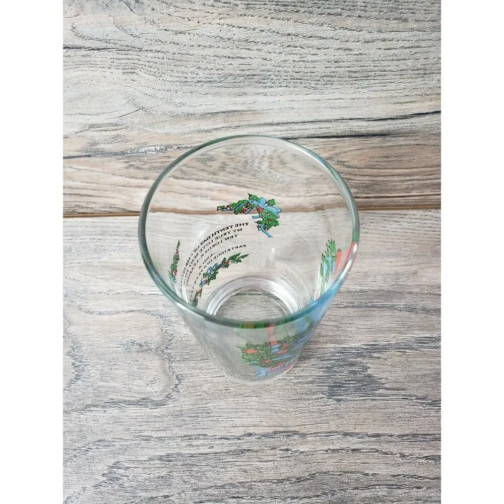 Twelve Days of Christmas by Indiana Glass 12 oz Replacement Glass Day 10